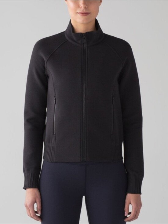 lululemon athletica Jackets & Blazers - Lululemon NTS Jacket Full Zip In Black Size 12 W4AG6S